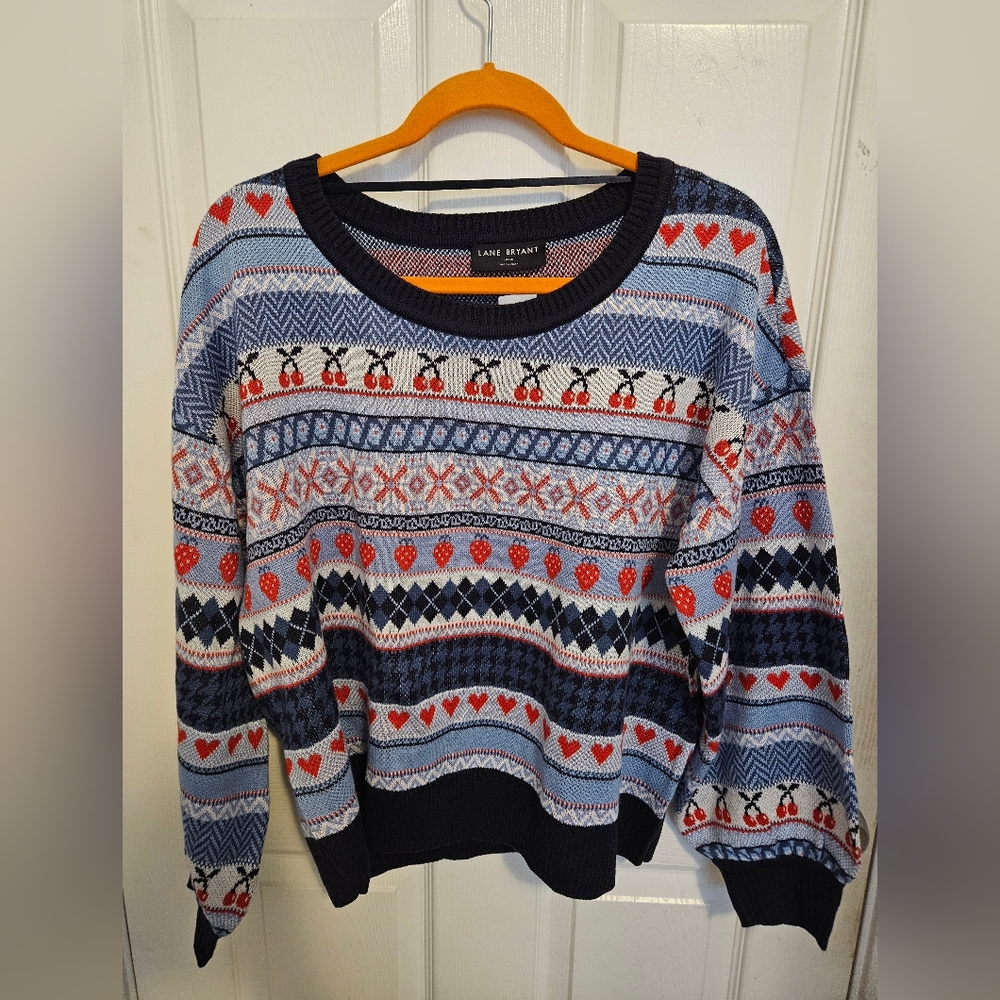 Lane Bryant blue sweater